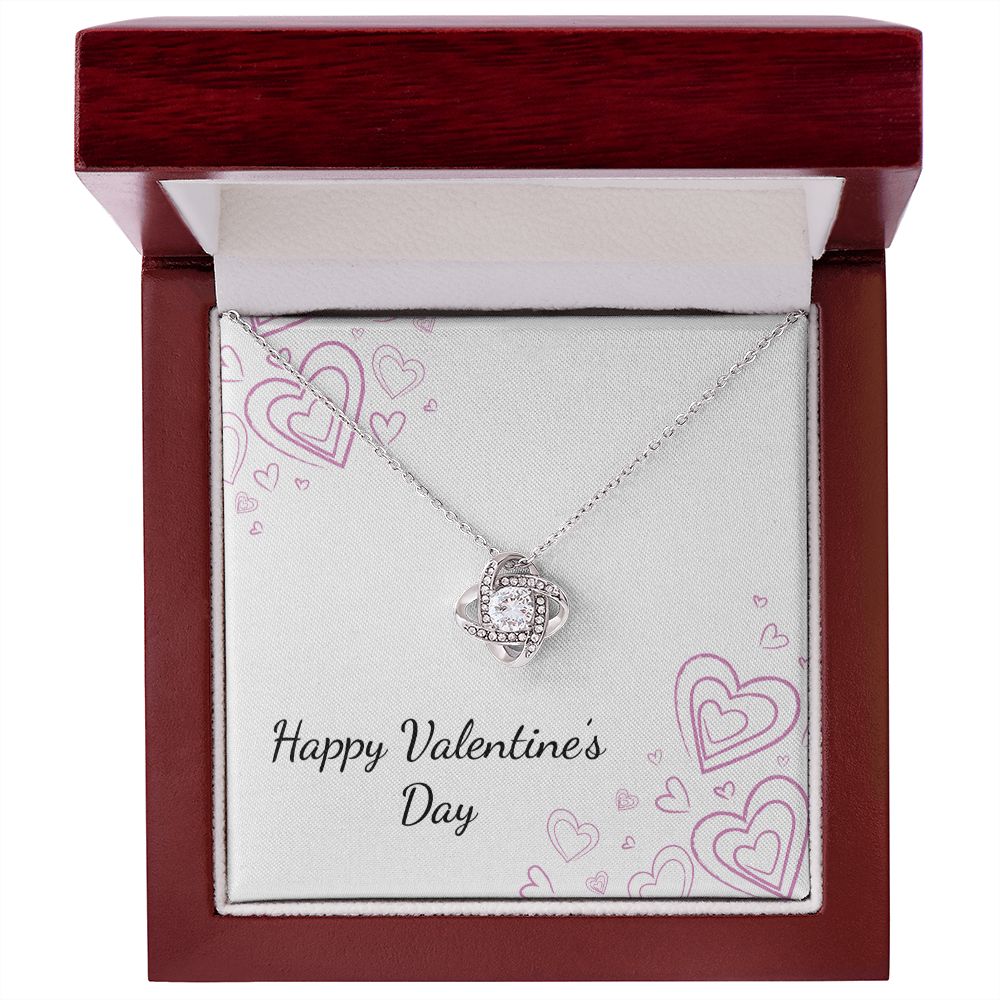 Happy Valentine's Day - Love Knot Necklace