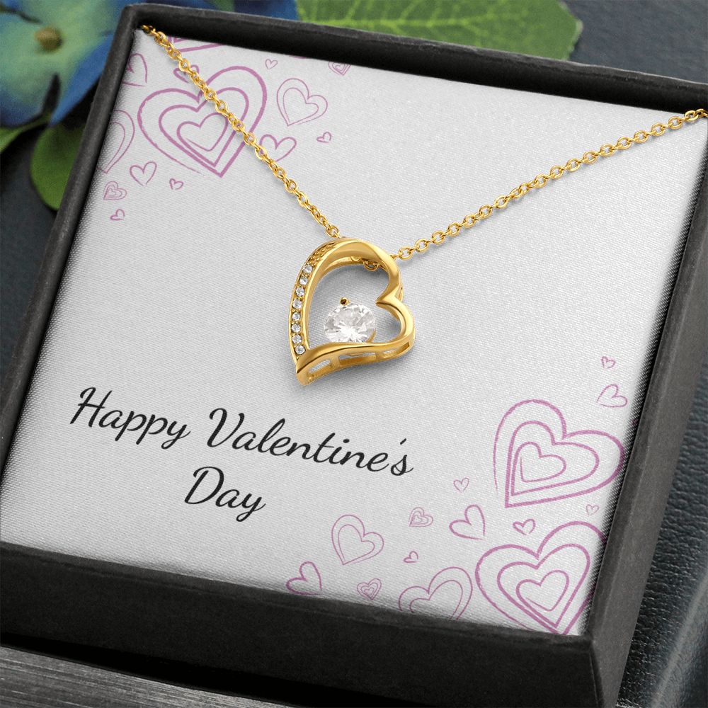 Happy Valentine's Day - Heart Necklace